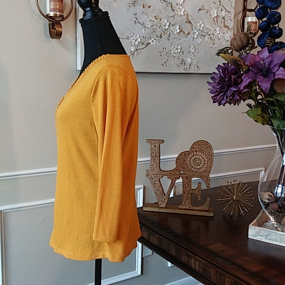 🍁🍂 Carolyn Taylor 3/4 Sleeves Tunic Top. Size S. 🍁🍂 - Picture 12 of 17